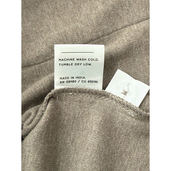 Pact Women’s M Airplane Relaxed Blazer‎ Deep Taupe Heather Oversized Travel Soft - Picture 7 of 7